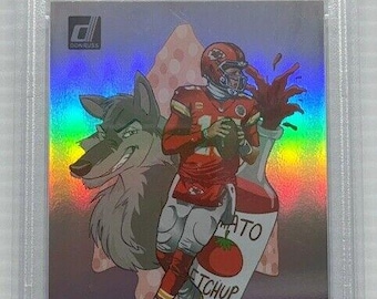 Paquete misterioso de Patrick Mahomes, clasificado PSA 10, con muchos otros miembros del Salón de la Fama
