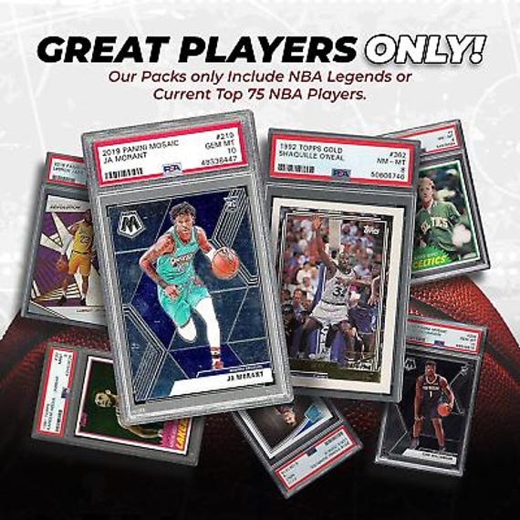 NBA PSA Mystery Pack!!! 1 Psa Graded Card, + Rookies, Inserts, Fun Chase! -  Etsy Israel