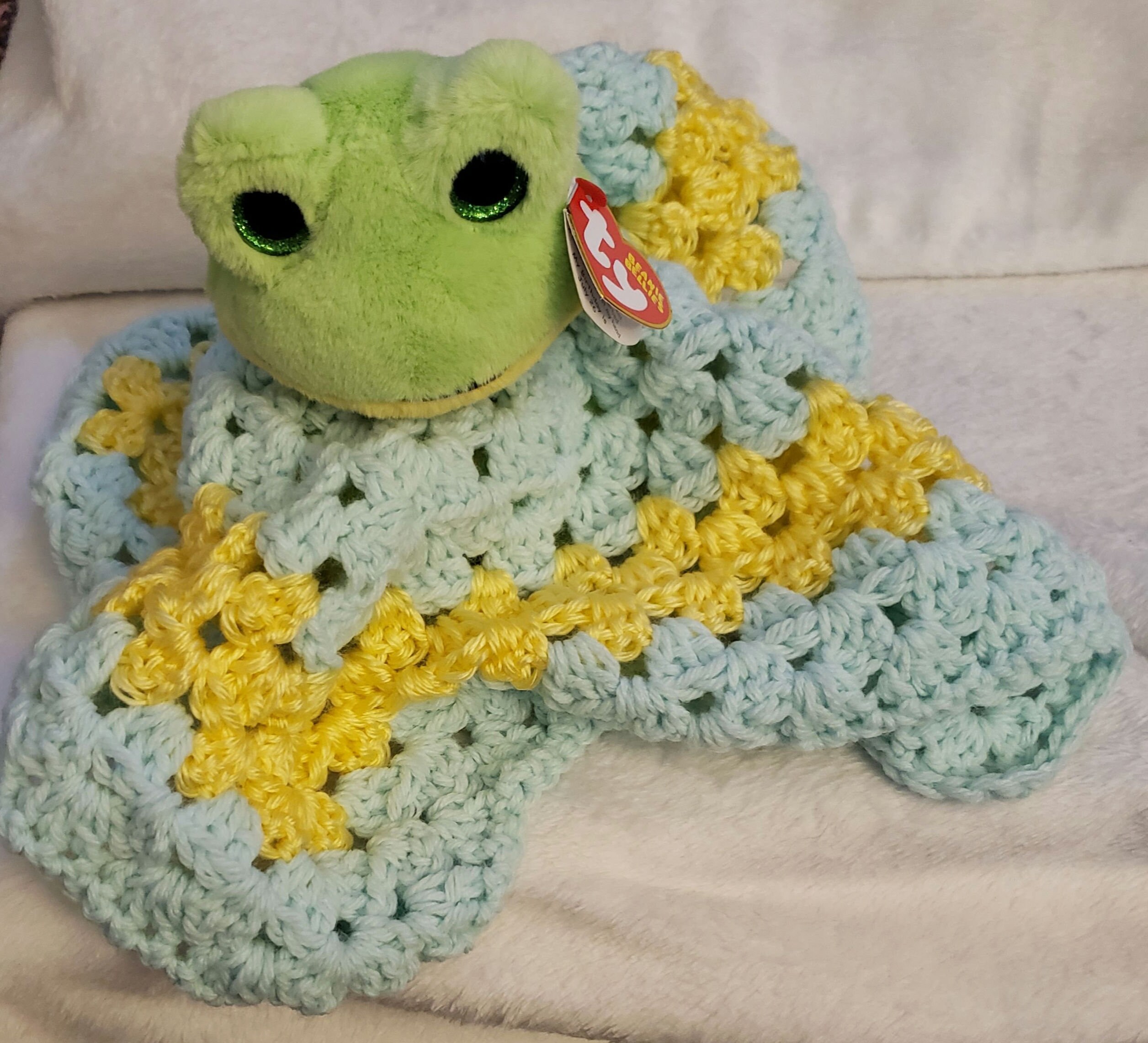 Snapper the Frog Lovey - Etsy