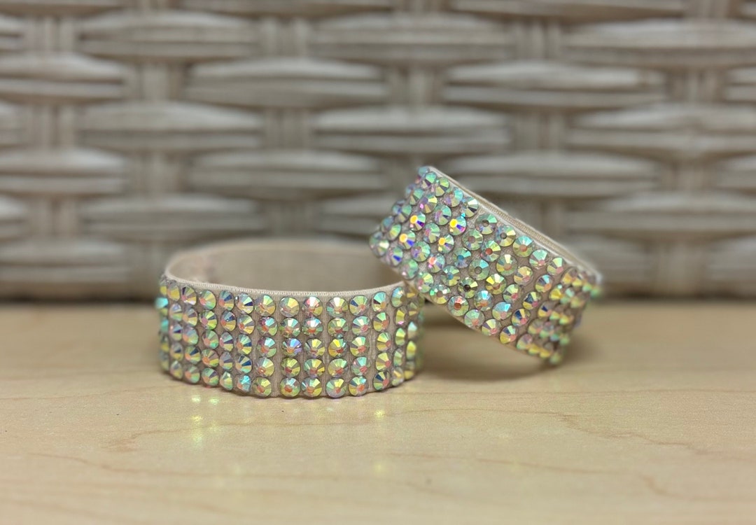 Elastic Rhinestone Dance Bracelet, Dance Elastic Bracelets, Ballroom ...