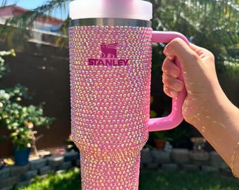 Custom Rhinestone Stanley Tumbler – 30 oz Bedazzled Bling Cup