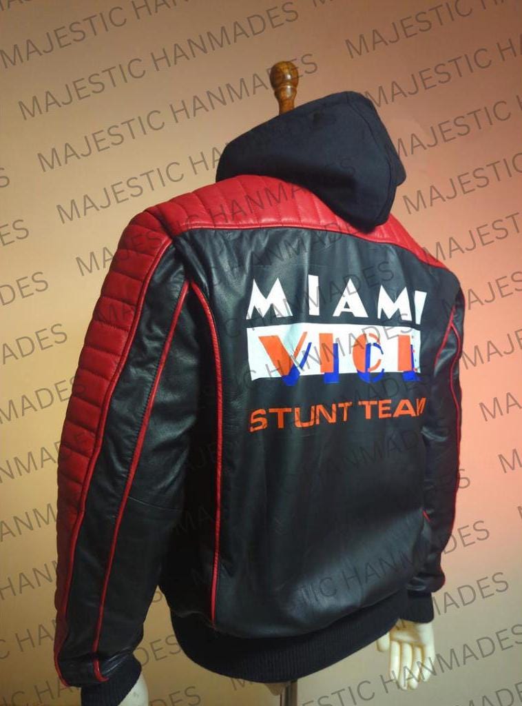 Inspired by Ryan Gosling The Fall Guy Leather Jacket, Miami Vice Jacket For Men, Gift For Him