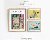 Eclectic Gallery Set, Exhibition Poster, Set of 3 (Unframed)