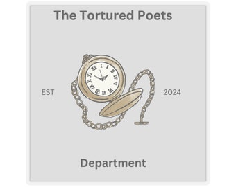 The tortured poets dept. sticker