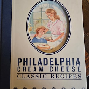 Philadelphia Cream Cheese Classic Recipes, Vintage Cookbook