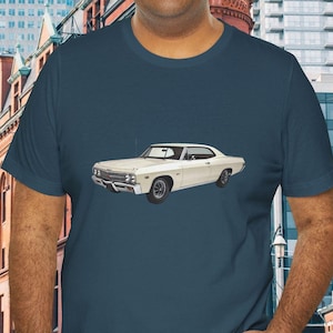 T-shirt unisexe 1968 Chev Impala, vêtement de muscle car américain classique