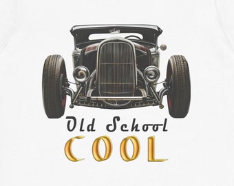 T-shirt Old School Hot Rod : T-shirt American Muscle Car