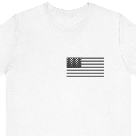 Men’s American Flag T-Shirt – 100% Cotton Patriotic Tee, Regular Fit, Short Sleeve