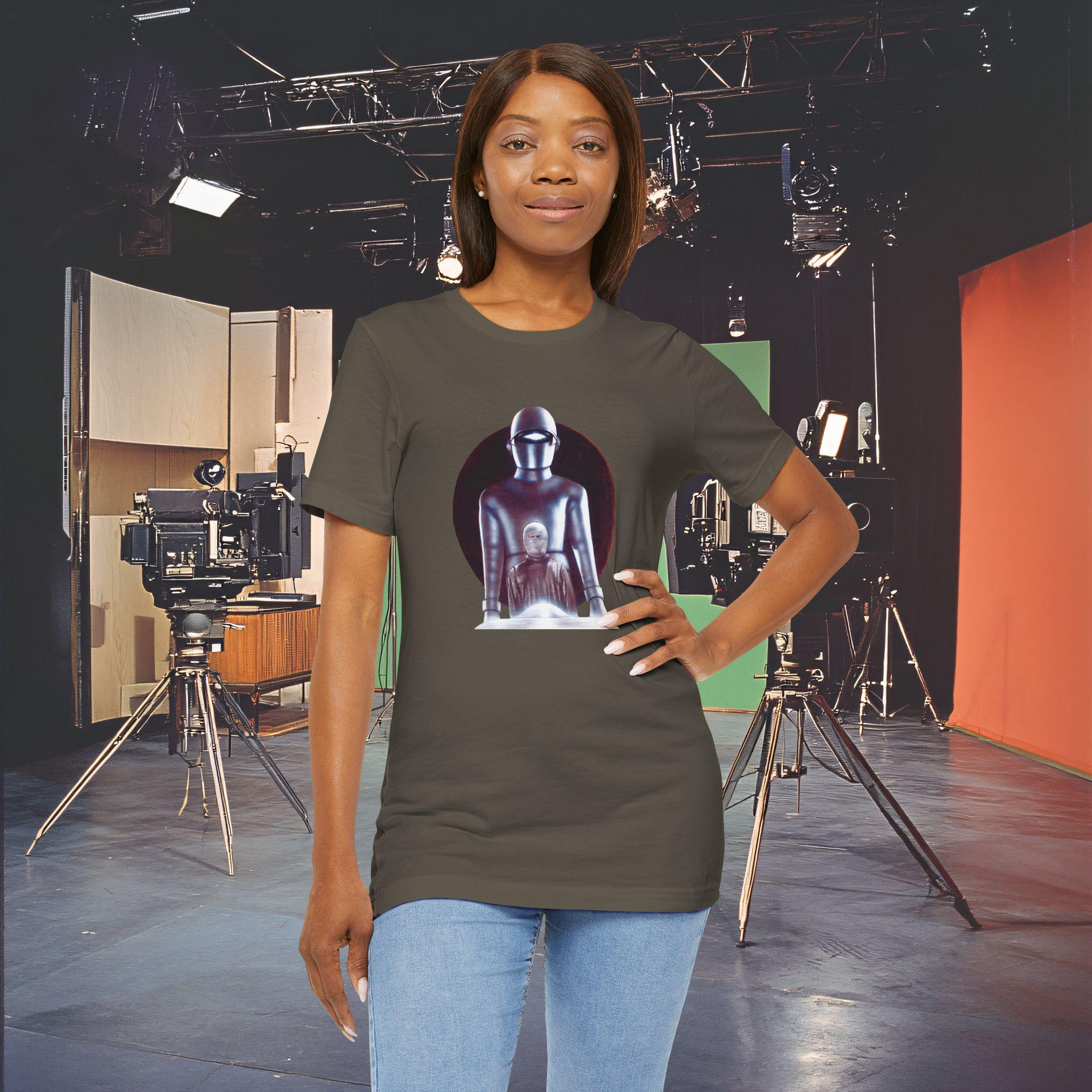 T-shirt Le jour où la terre s'est arrêtée : t-shirt robot de science-fiction classique