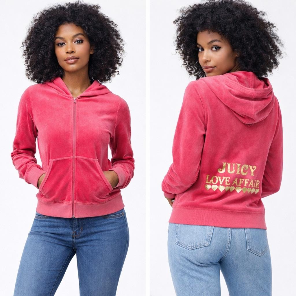 Juicy couture tracksuit pink - Etsy 日本