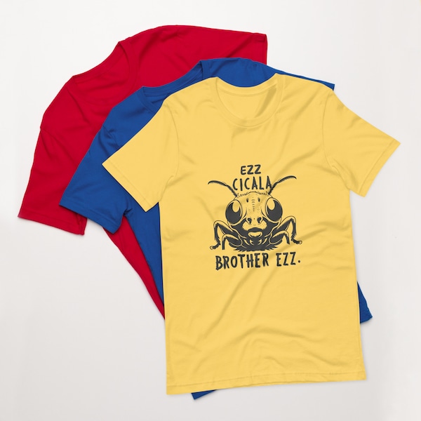 Cicada T-Shirt, Sommershirt, lustiges grafisches T-Shirt, CaIcados, als Geschenk,