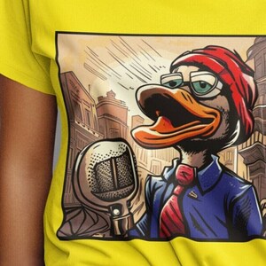 Eend png, retro eend png, retro cartoon png, eendsublimatieontwerpen, eend grafisch T-shirt, grappige eendafdruk, nieuwigheidsontwerp, eendenliefhebber png