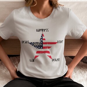 4. Juli Amerika PNG, Amerika USA Png, Stern Png, Vaterländischer Png, Unabhängigkeitstag, Retro 4. Juli Png, USA Sublimation Herunterladen