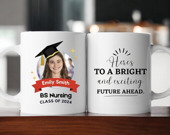 Personalized Graduation Celebration Mug, 15oz