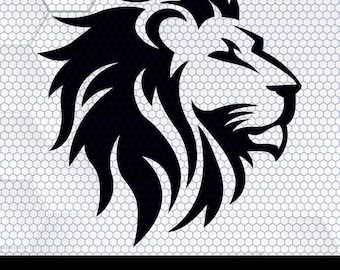 Lion Vector Illustration/Design/Drawing/Layered/Svg/Dxf/Png/Jpeg/Esp/Pdf/Ai/Clipart/Silhouette/Sticker/Oppression/Graphics/Line Art/T-shirt