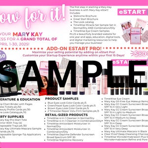 Mary Kay Starter Kit Options April 2025