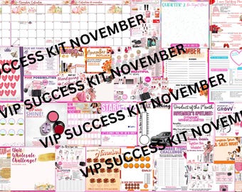 Kit de éxito de noviembre para directoras y consultoras de Mary Kay: ¡más de 40 plantillas!