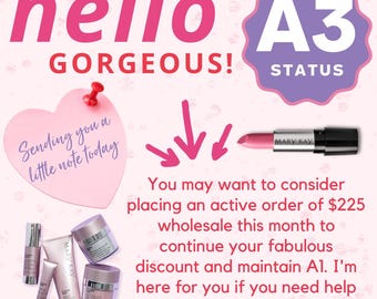 Gráficos del estado de consultora Mary Kay