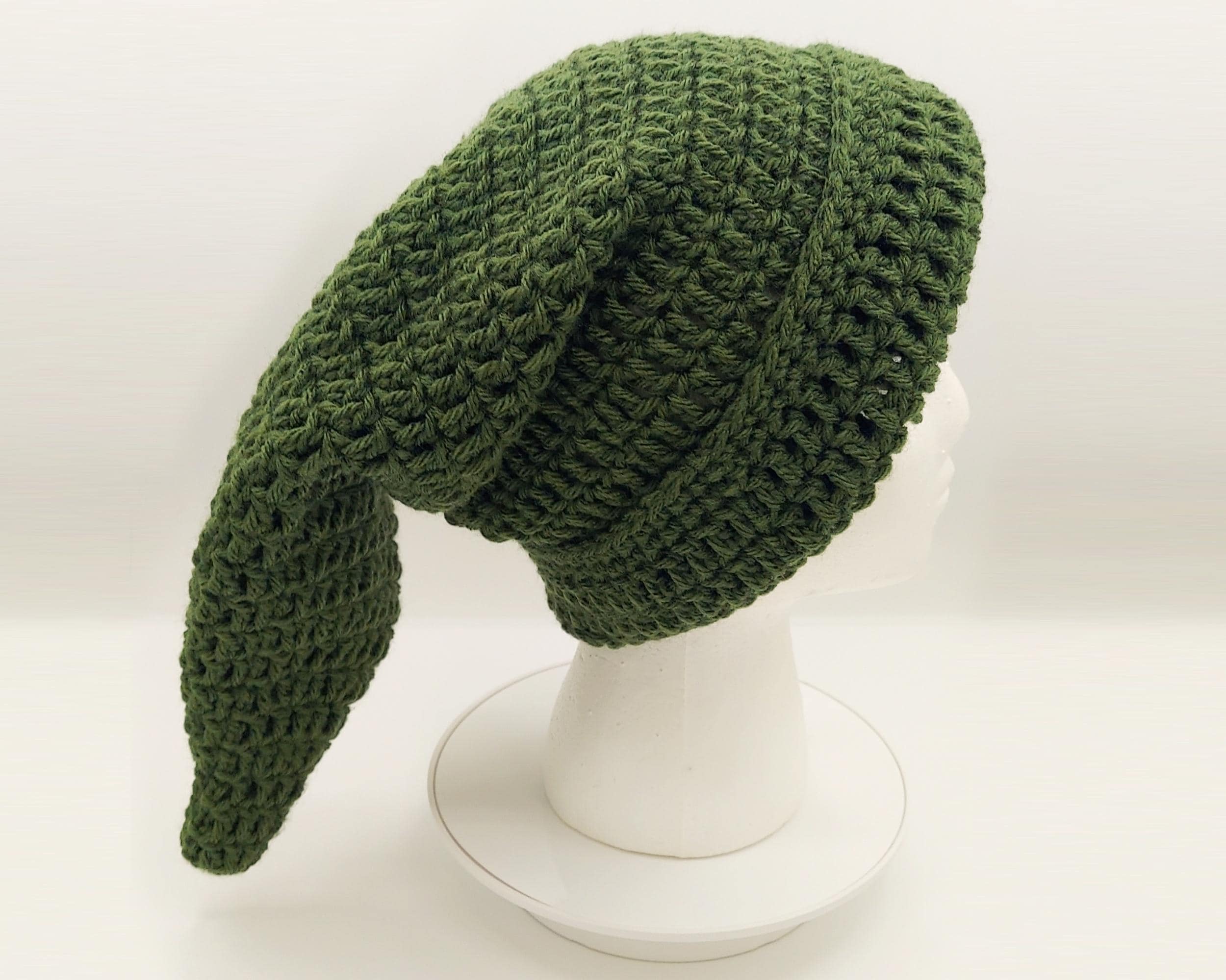 Ladies Hat No Bunching Crochet Ribbed Beanie | Free Pattern & Tutorial ...