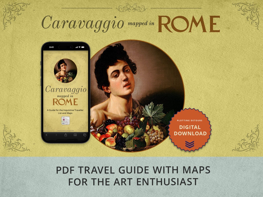 Digital Caravaggio-tour Map of Rome With Google Maps | PDF Self-guided ...