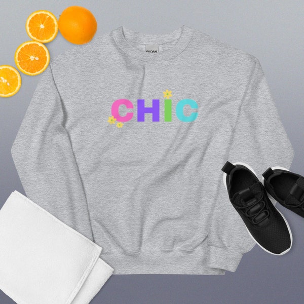 Chic Stylish Cute and Colorful Spring Sweatshirt