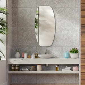 Aesthetic Mirror, Mirror Wall Decor, Bathroom Mirror, Asymmetrical Mirror, Irregular Mirror, Livingroom Mirror, Home Accessory, Wedding Gift
