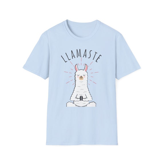 Unisex T-Shirt Lama Namaste, Yoga, Meditation, Spiritual, Trendy