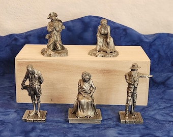 Pewter The Saturday Evening Post 1768 to 1807 Bless Us All Bucket Brigade Pay Attention or Else Portrait Sitting Saturday Night Social