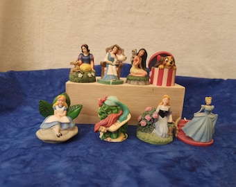 Lenox Disney Thimbles Snow White Bell Pocahontas Lady the Tramp Alice and Wonderland Ariel Little Mermaid Sleeping Beauty Aurora Cinderella