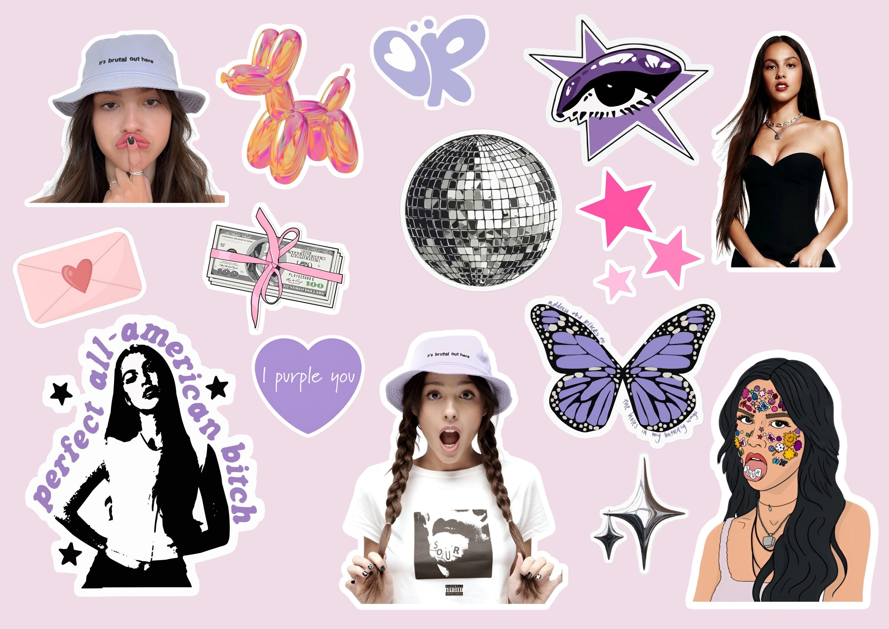 Olivia Rodrigo Digital Stickers, Olivia Rodrigo Svg for Cricut, Olivia ...