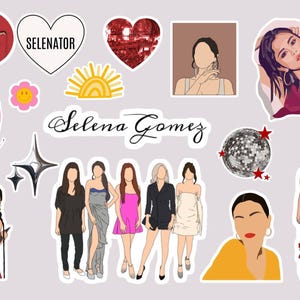 Selena Gomez Aufkleber / Selena Gomez druckbare Aufkleber / Selena Gomez Aufkleber / Selena Gomez Geschenke / Selena Gomez Anhänger, Selenator