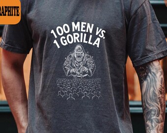 Gorilla Strength Comfort Colors Tee: Funny Gym Motivation Shirts