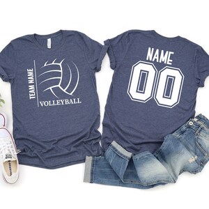 Custom Volleyball Team Name Shirt, Personalized Volleyball Mom Shirt, Team Member Gift, Staff Appreciation, Teammate Gifts, Squad Matching