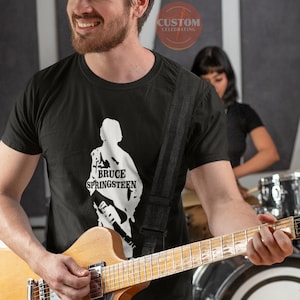 Bruce Springsteen Country The Boss T-shirts, Tees For Women And Men, Born To Run Original Apparel, Gifts For Friends, Coll Graphic Shirt