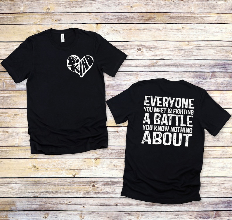 Camiseta "Sé amable": Tú importas, ama a todos, camiseta sobre salud mental imagen 2