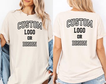 Custom Front Back Comfort Colors® Shirt, Custom TShirt