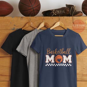 Basketball Mom Shirt for Women, Funny Sports Mom T Shirt, Cute Basketball Game Day Tee, Gift for Basketball Mama, Supportive Mom Shirt