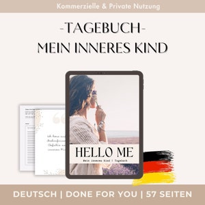 Digital Diary - My Inner Child including Affirmations | Done for you e-book for commercial use | Inner healing through self-love