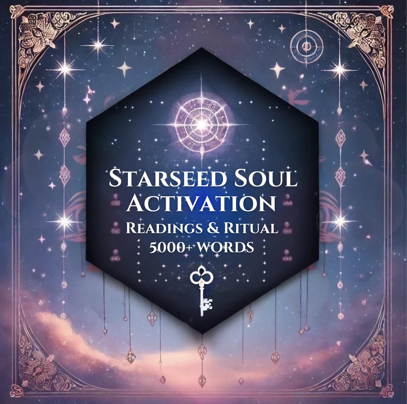 Starseed Soul Activation: Galactic Past Life Reading - Channelled Message, Cosmic Ritual & Tarot Guidance