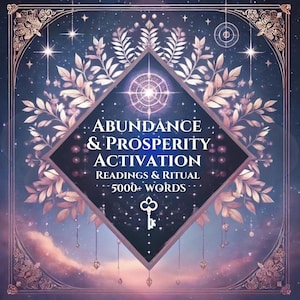 Abundance & Prosperity Activation - Align with Wealth and Financial Success - Tarot, Channelled Insights, and Prosperity Ritual