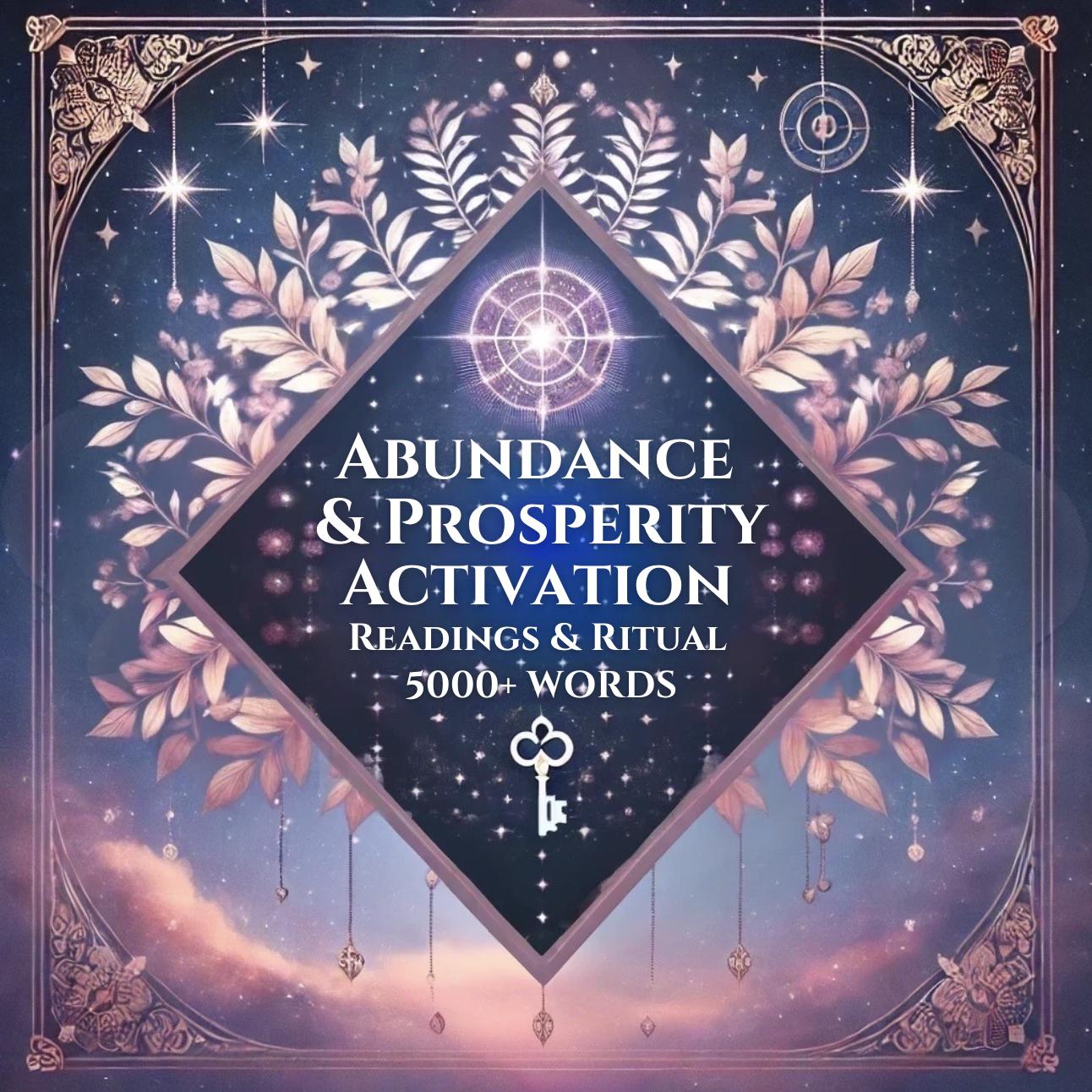 Abundance & Prosperity Activation - Align with Wealth and Financial Success - Tarot, Channelled Insights, and Prosperity Ritual