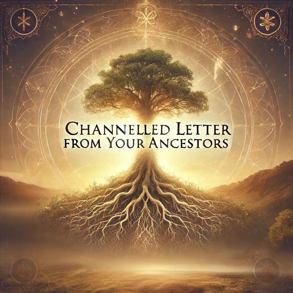 Channelled Wisdom in a Letter From Your Ancestors - Guidance for Your Life Path - Profound & In-Depth, Same Day Delivery, 400+ Words