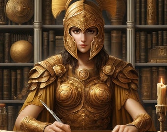Athena's Personalised Letters - Channelled Wisdom and Strength from Goddess Athena - Divine Guidance - 1200 Word PDF Within 24 Hours