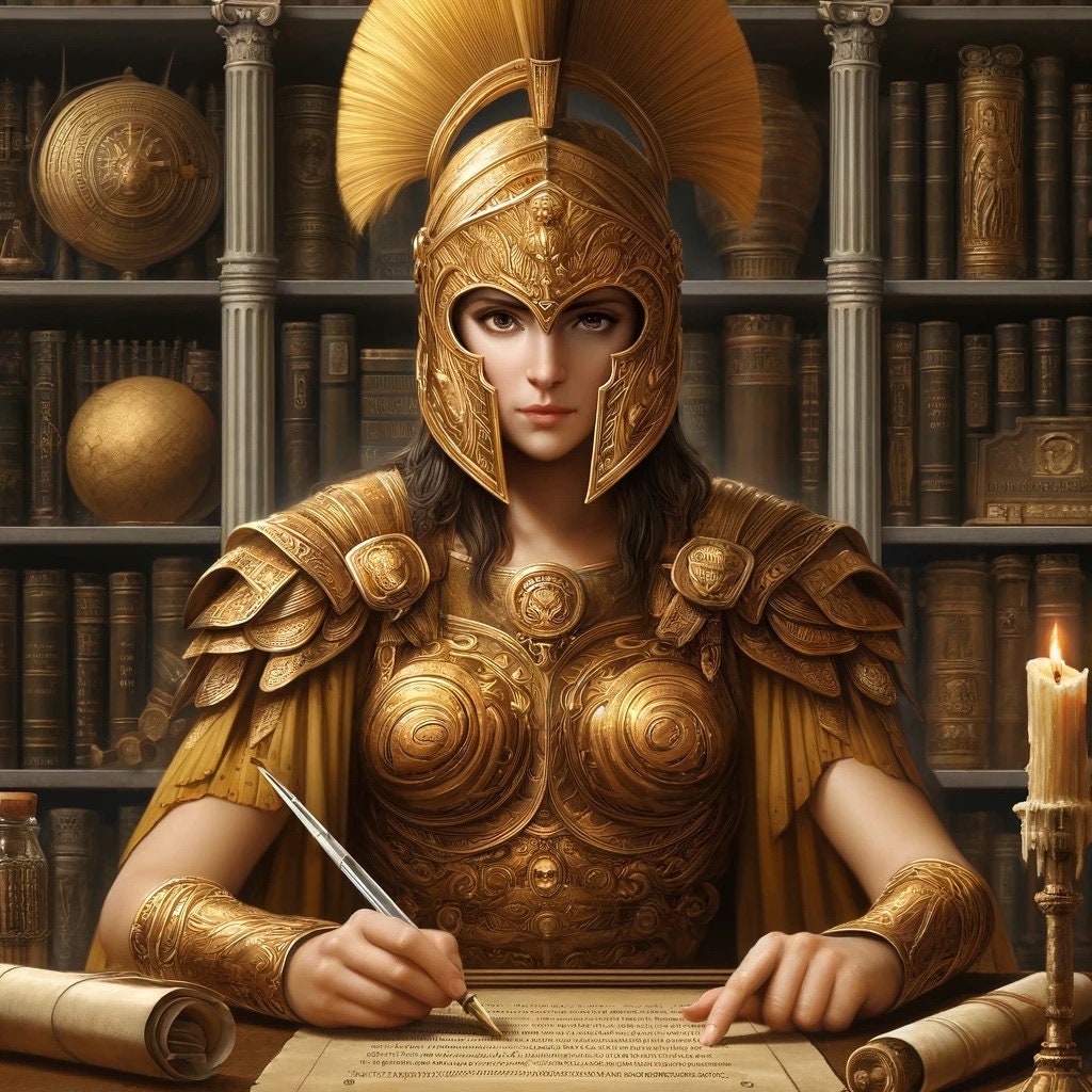 Athena's Personalised Letters - Channelled Wisdom and Strength from the Goddess Athena - Divine Guidance Delivered Within 24 Hours