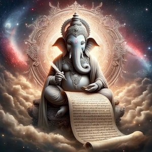 Cartas personalizadas de Ganesha: Guía divina del que elimina obstáculos - Una carta de la deidad Ganesha - El mismo día, más de 400 palabras