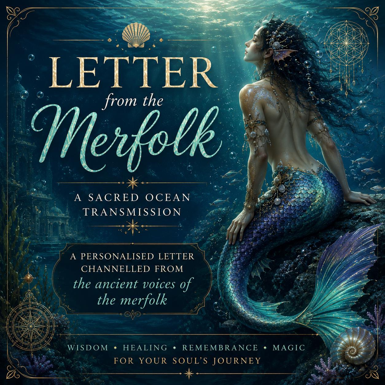 Personalised Letter from the Merfolk • Channelled Ocean Spirit Message