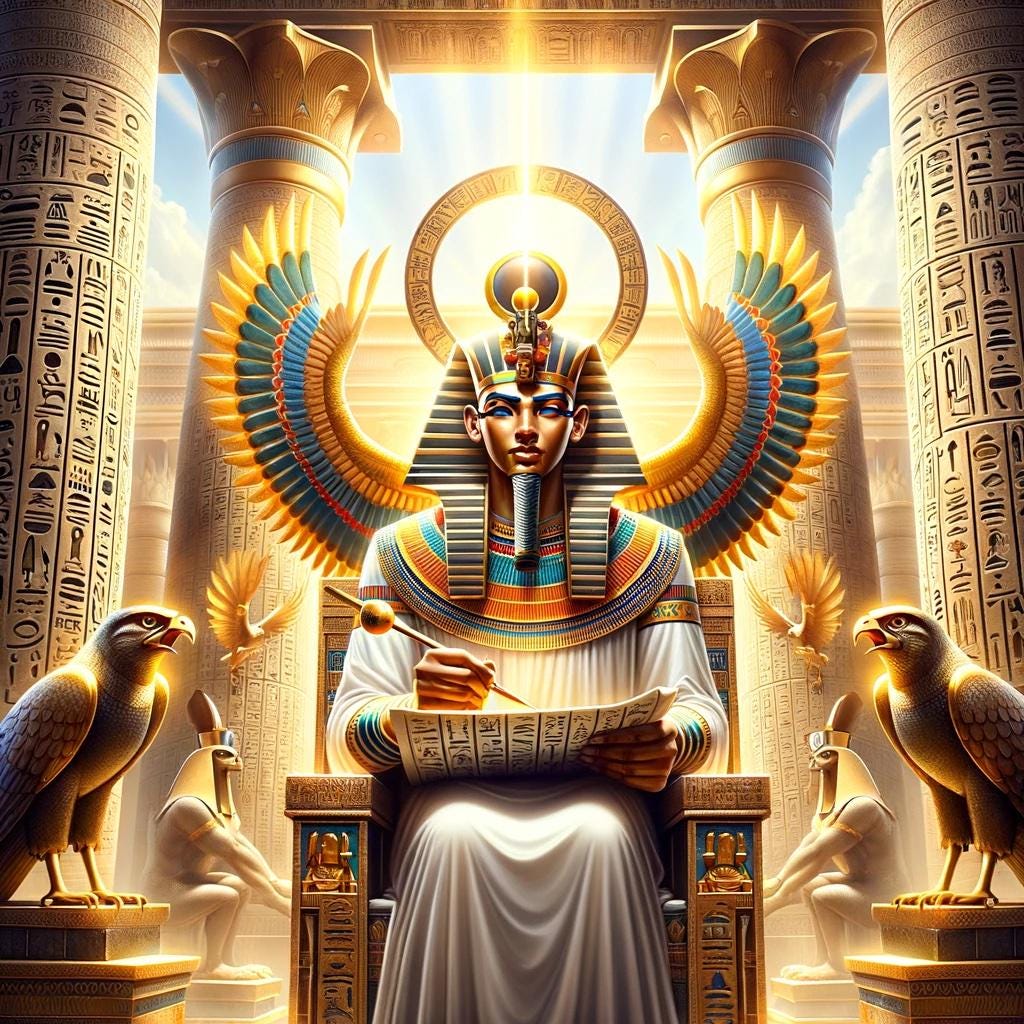 Ra's Personalised Letters - Channelled Letter From Egyptian Sun God Ra - Solar Wisdom and Power, Same Day, 400+ Words