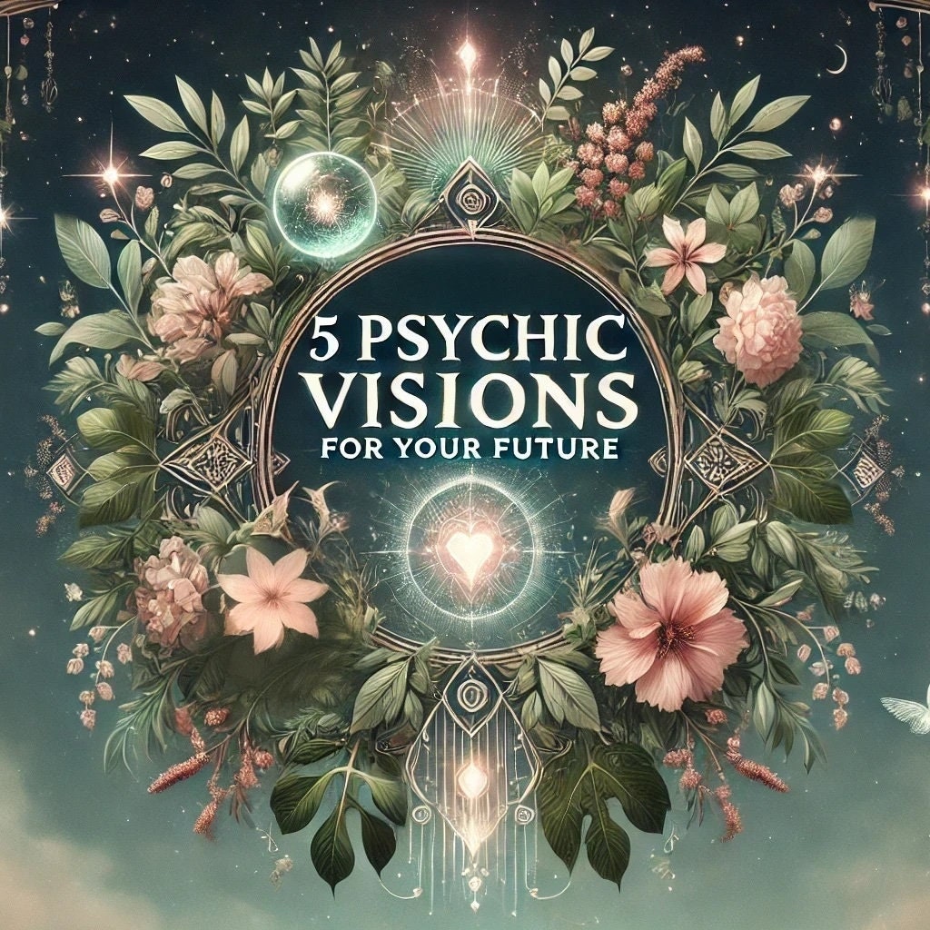 5 Psychic Visions For Your Future - Detailed Reading for Life Insight - Future Read, In Depth Future Reading Same Day, 500+ Words