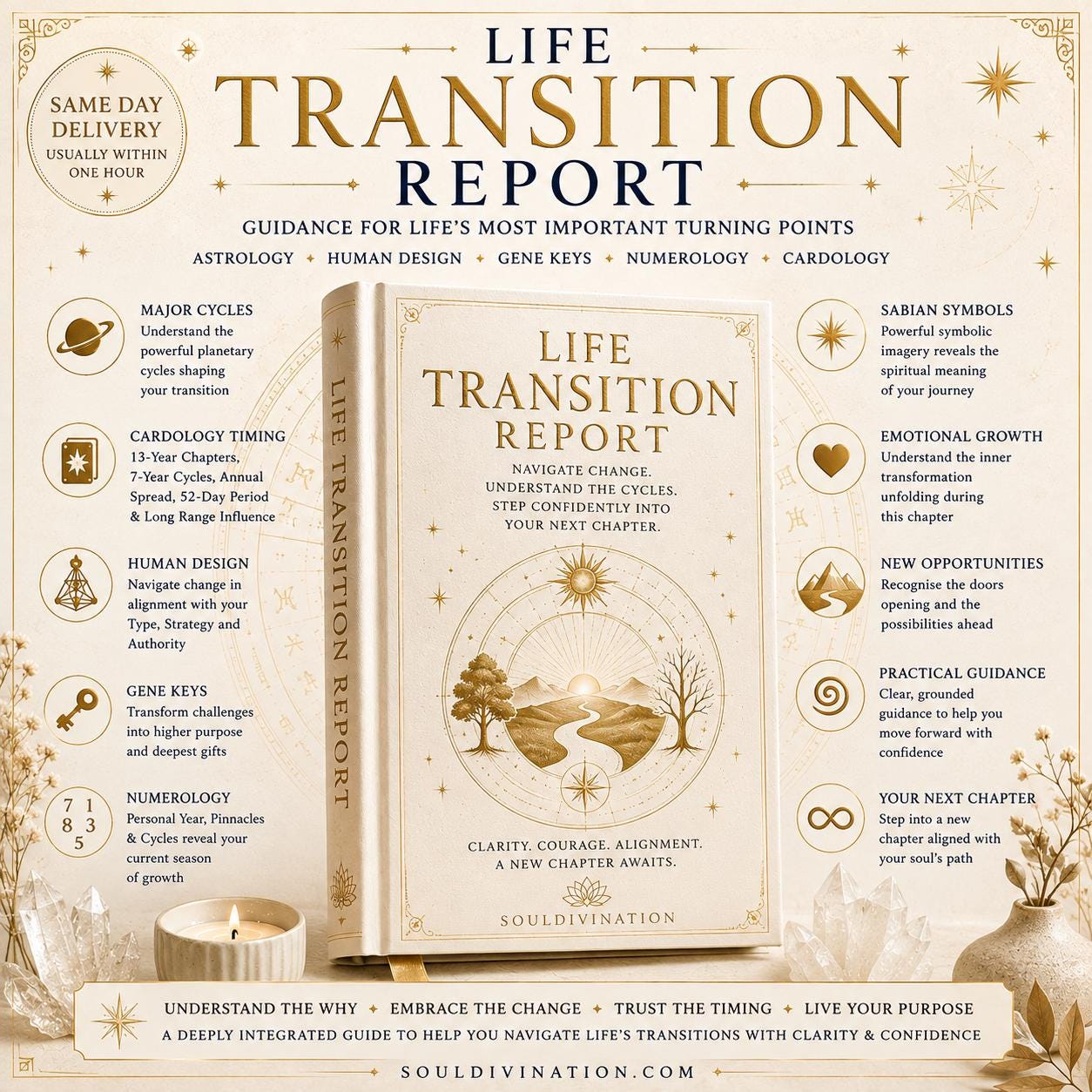 Life Transition Reading | Saturn Return, Career Change, Spiritual Awakening & Personal Growth PDF