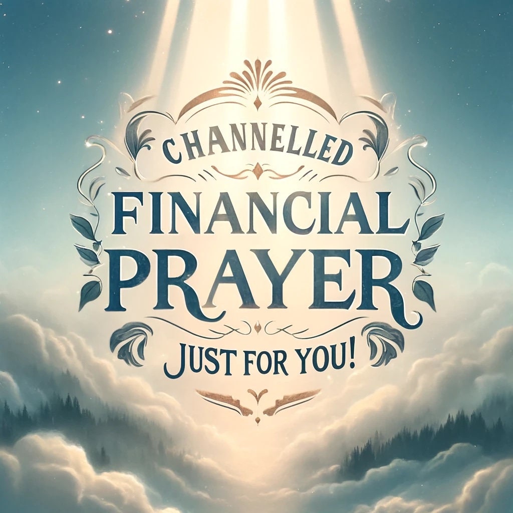 Channelled Financial Prayer - Personalised Spiritual Guidance and Prosperity Blessing - Same Day Delivery, 400+ Words